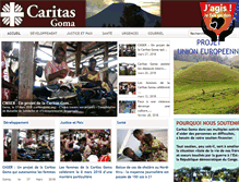 Tablet Screenshot of caritasgoma.org